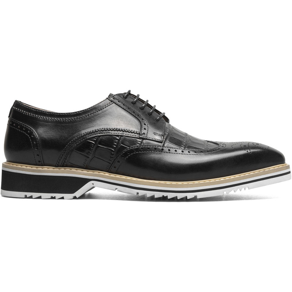 Stacy Adams Beaumont Wingtip Oxford in Black