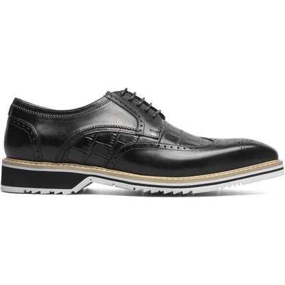 Stacy Adams Beaumont Wingtip Oxford in Black