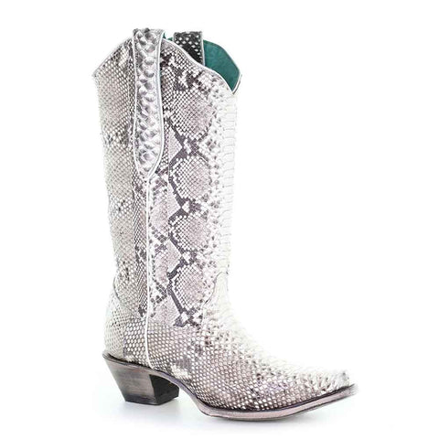 Corral Natural Python Cowgirl Boots