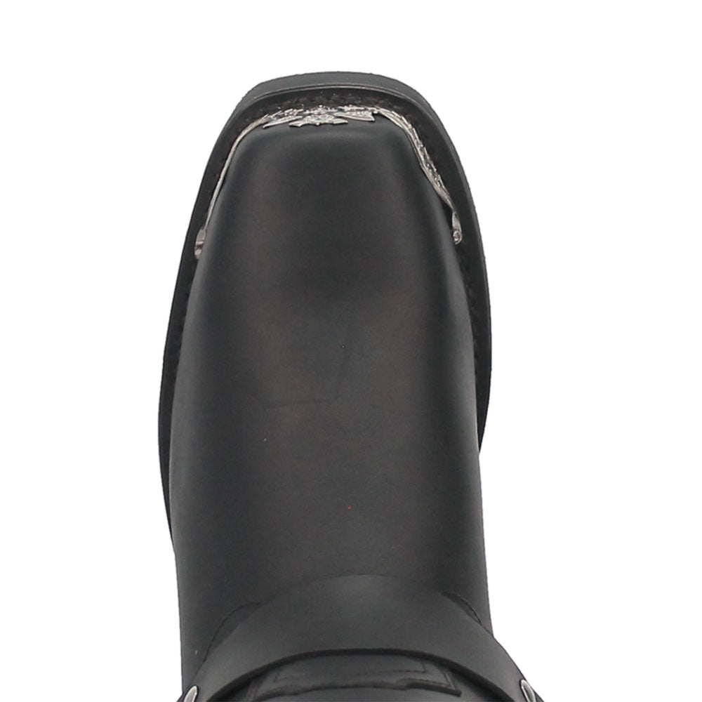 Dingo Chopper Black Leather Biker Boots