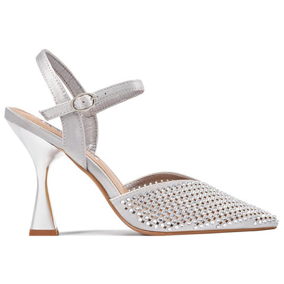 Lady Couture Tango Pump 4” Heel in Silver