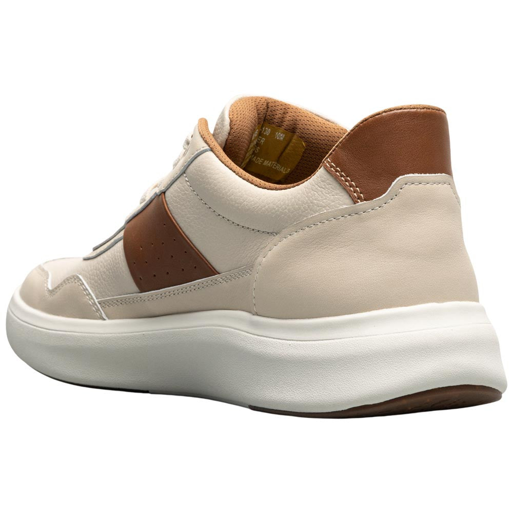 Florsheim Crosstour Men's Cream & Cognac Leather Hands Free Casual Lace Up Shoe
