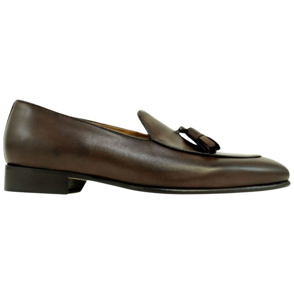 Alan Payne Porto Brown Calfskin Tassel Loafer for Men