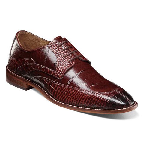 Stacy Adams TRUBIANO Burgundy Moc Toe Oxford Shoes