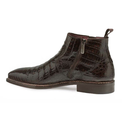 Mezlan Men's Blackmore Crocodile Dress Boot in Brown