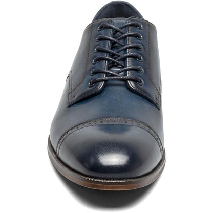 Stacy Adams William Cap Toe Oxford in Navy