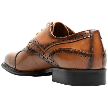 Stacy Adams Alexander Plain Toe Oxford - Tan
