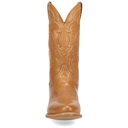Dan Post Rio Grande Camel Leather Medium Round Toe Western Cowboy Boots