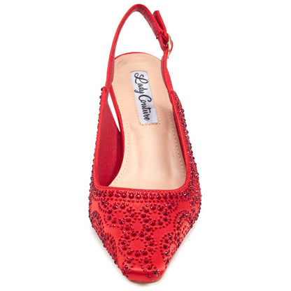 Lady Couture Lucy Pumps 2.5" Heels in Red