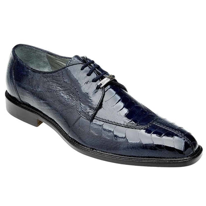 Belvedere Siena Men's Oxfords Navy Genuine Ostrich Shoe