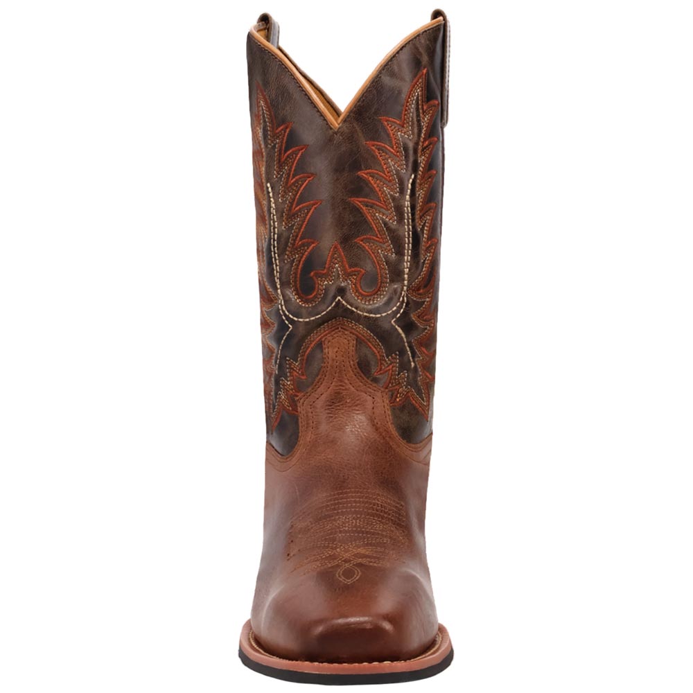 Laredo Kent Rust/Olive Square Toe Western Cowboy Leather Boot (USA Men Size)