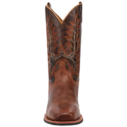Laredo Kent Rust/Olive Square Toe Western Cowboy Leather Boot (USA Men Size)