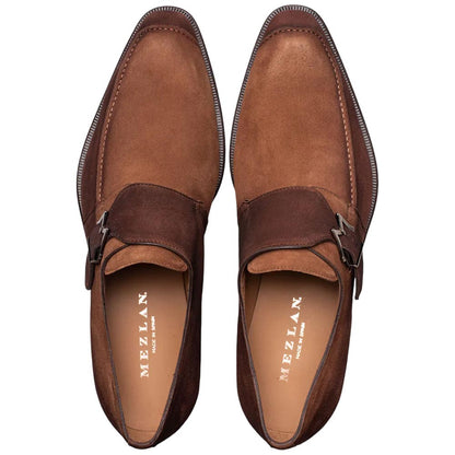 Diesel Burnished Suede Sport Monk Strap | Mezlan Dress Shoes for Men
