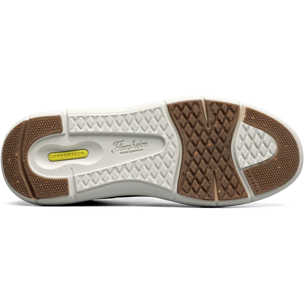 Florsheim Fleet Taupe Knit Elastic Lace Men's Sneaker