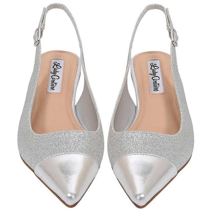 Lady Couture Saphire Pump 1.5” In Silver