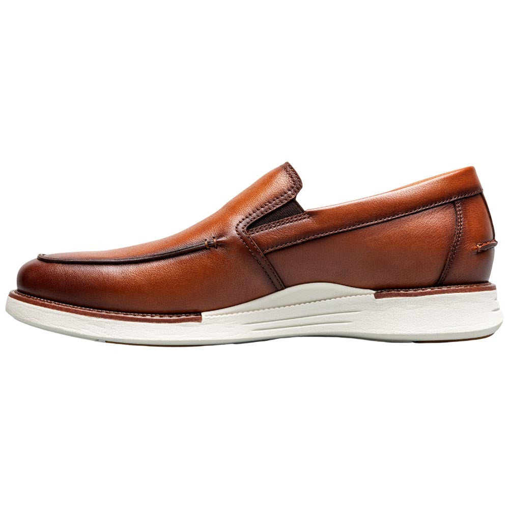 Florsheim Launch Moc Toe Venetian Cognac Slip On Loafers for Men