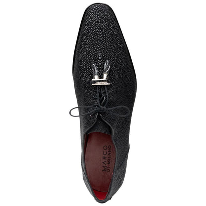 Marco Di Milano Rimini Genuine Stingray Lace-Up Shoe - Black