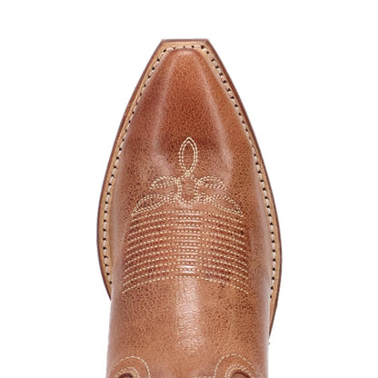Laredo Serenade Brown Leather Snip Toe Western Cowgirl Boots (USA Women Size)