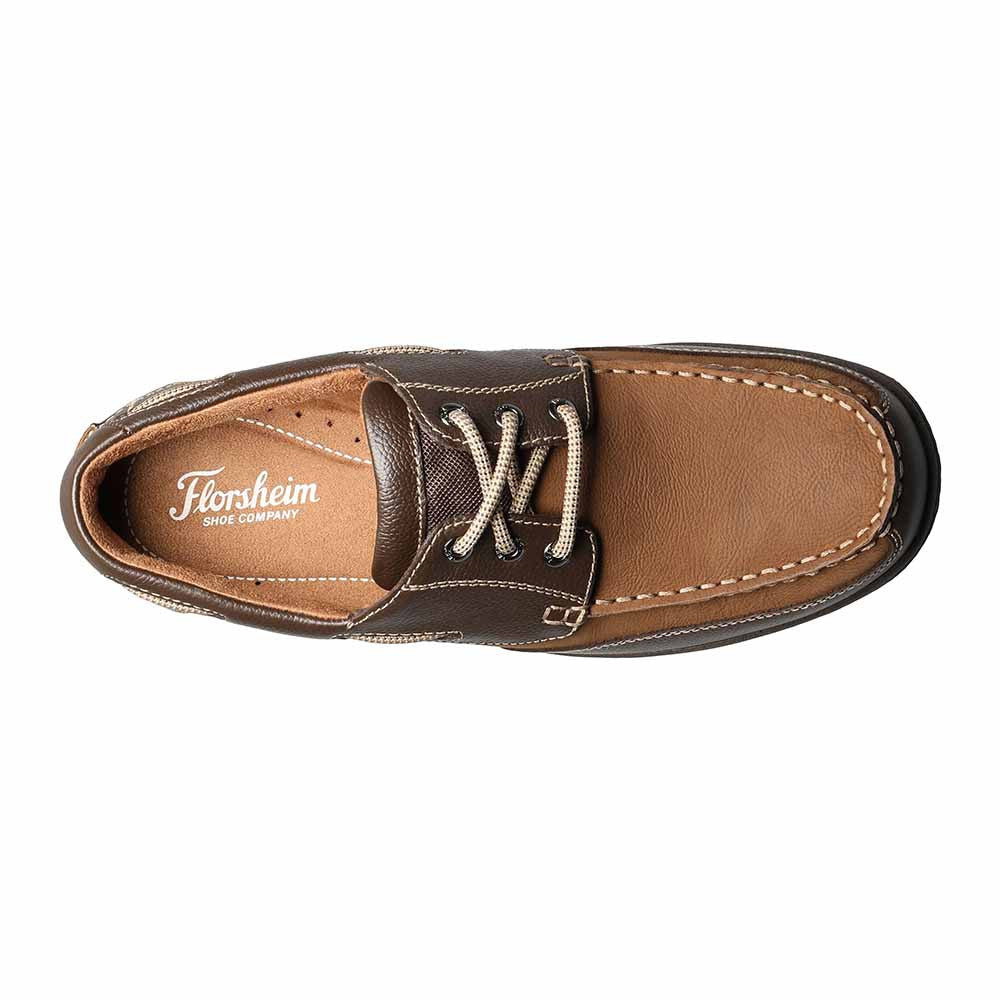Florsheim Lakeside Oxford Stone Moc Toe Shoes