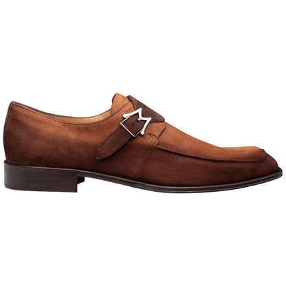 Diesel Burnished Suede Sport Monk Strap | Mezlan Dress Shoes for Men