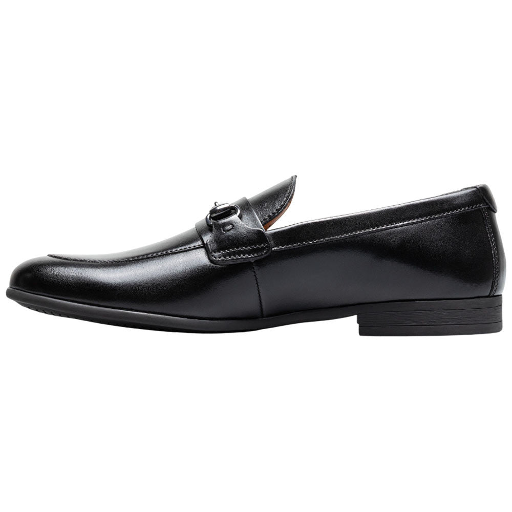 Florsheim Modena Moc Toe Bit Black Leather Loafer for Men