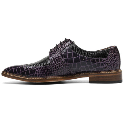 Travato Wingtip Oxford | Stacy Adams Dress Shoes in Purple & Cognac for Men