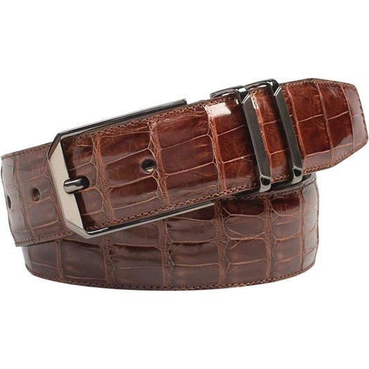 Mezlan Men's Genuine Crocodile Belt in Sport