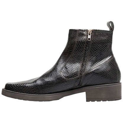 Stacy Adams Shea Plain Toe Side Zip Boot - Brown