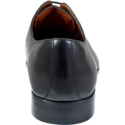 Florsheim Postino Black Smooth Leather Bike Toe Derby Dress Shoes (USA Men Size)