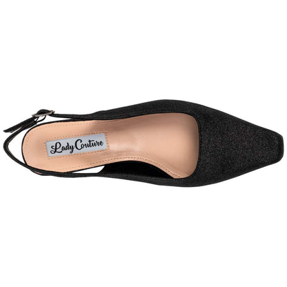 Lady Couture Natalie Pump 2” Heels in Black