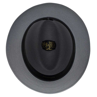 Dobbs Parker Grey Florentine Milan Synthetic Straw Dress Hat