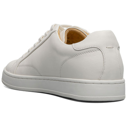 Norwalk Monopoli Lace To Toe Sneaker | Florsheim Cream Dress Sneakers for Men