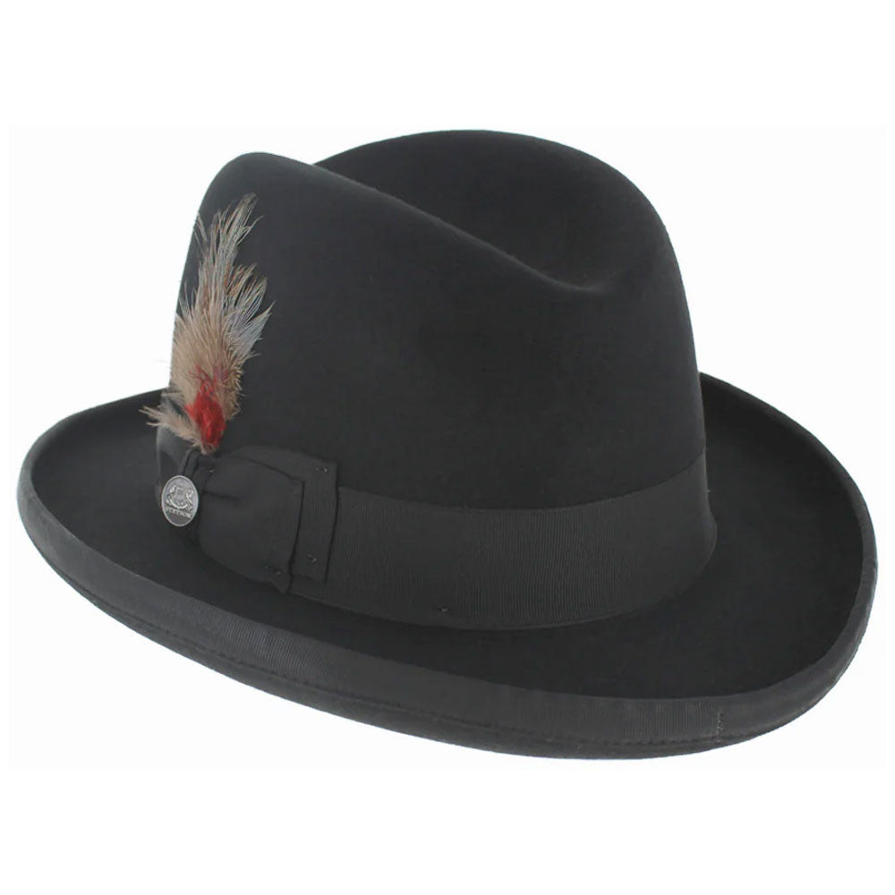 Stetson Homburg Royal Deluxe Fur Felt Formal Hat