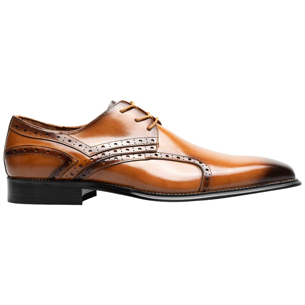 Stacy Adams Alexander Plain Toe Oxford - Tan
