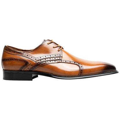 Stacy Adams Alexander Plain Toe Oxford - Tan
