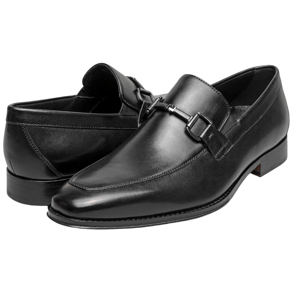 Florsheim Jacobi Moc Toe Bit Slip On Black Loafer for Men