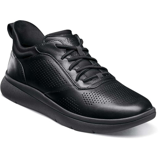 Florsheim Fleet Taupe Knit Elastic Lace Men's Sneaker