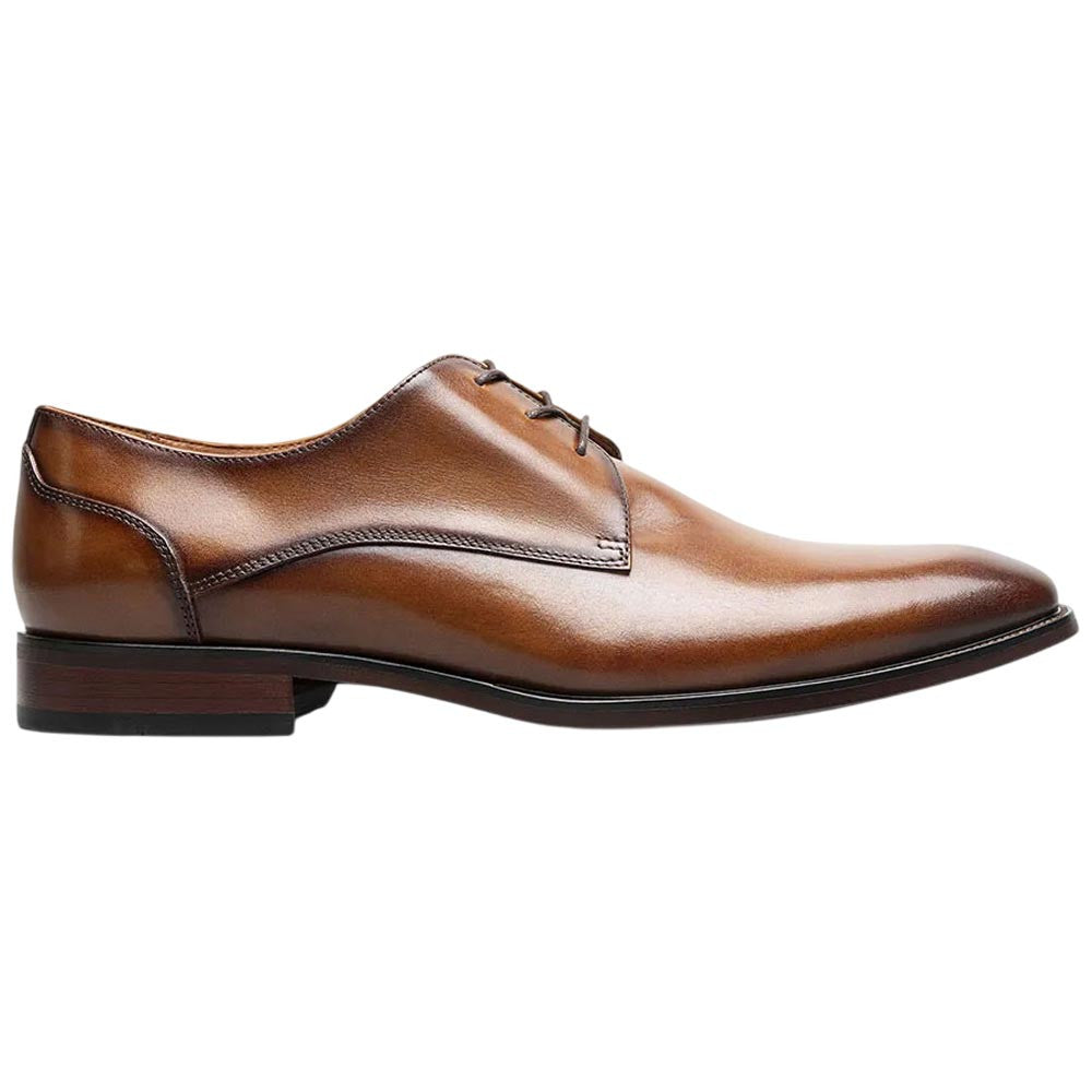 Florsheim Sorrento Lux Plain Toe Oxford - Cognac Leather Dress Shoe
