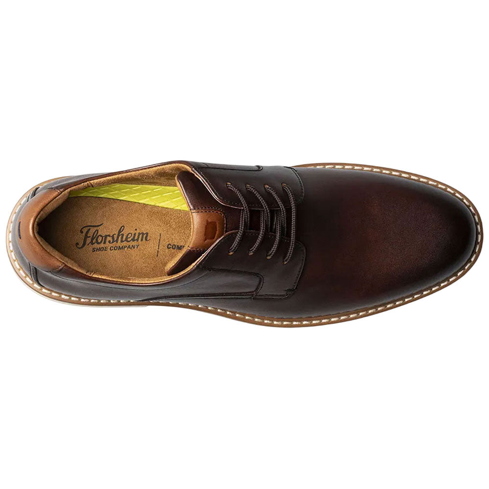 Florsheim Norwalk Plain Toe Brown Oxford Shoes for Men