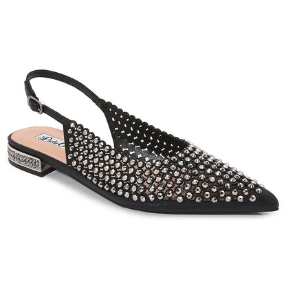 Lady Couture 0.75” Heel Emmy Flats in Black
