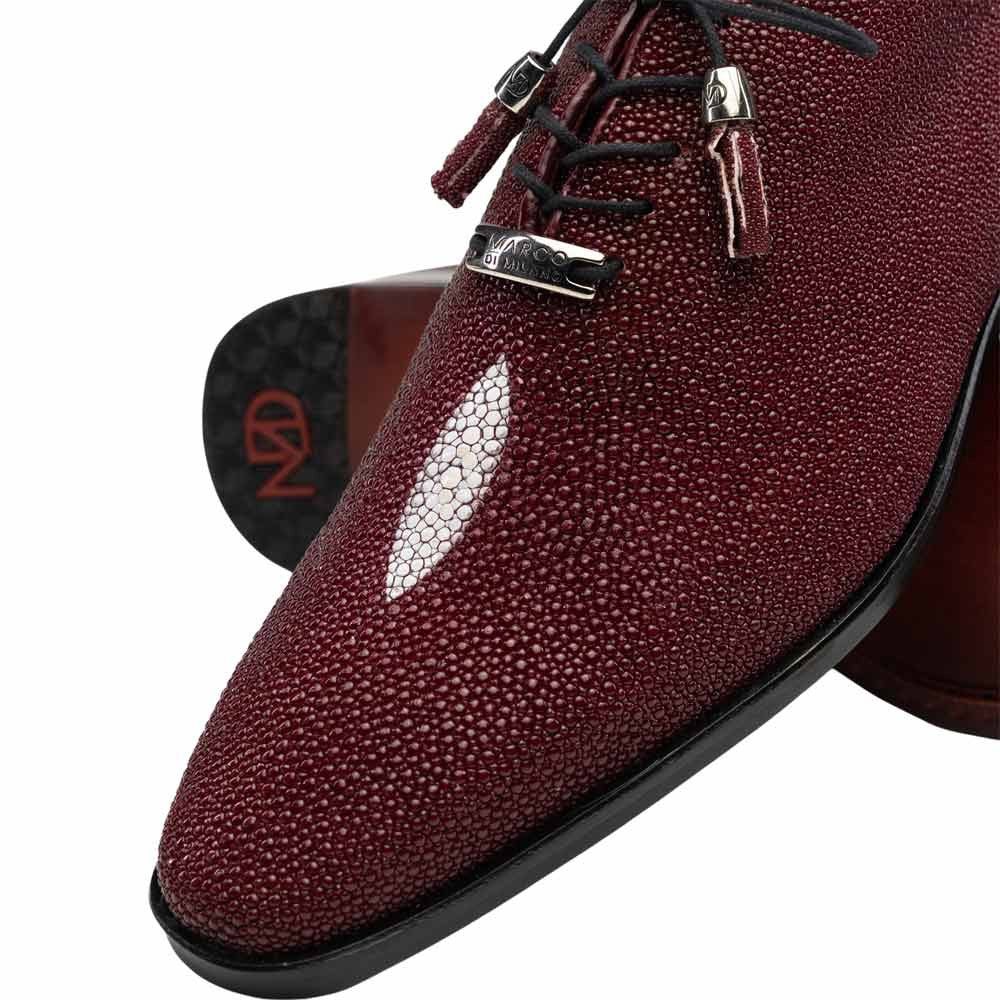 Marco Di Milano Rimini Genuine Stingray Lace-Up Shoe - Wine