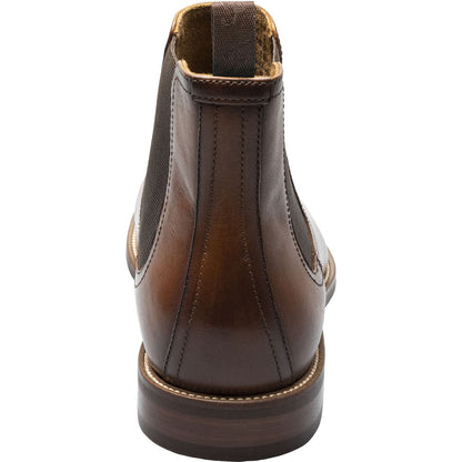 Florsheim Rucci Cognac Smooth Leather Plain Toe Gore Chukka Boots (USA Men Size)