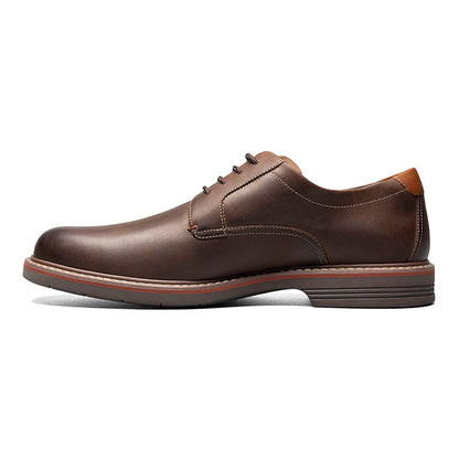Florsheim Norwalk Brown CH Smooth Leather Plain Toe Derby (USA Men Size)