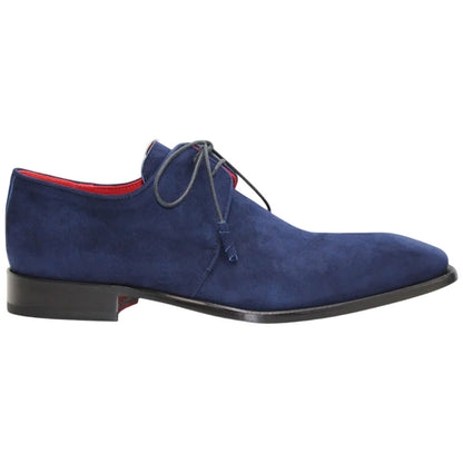 Emilio Franco Gabriele Oxford Navy Suede Leather Shoes