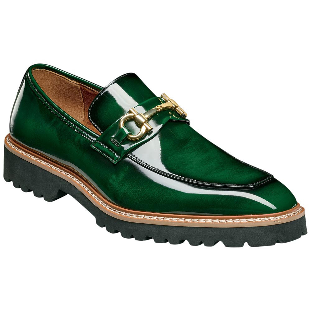 Stacy Adams Carabello Moc Toe Bit Slip-On - Green