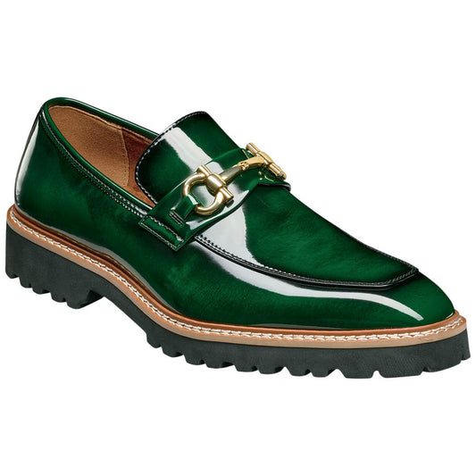 Stacy Adams Carabello Moc Toe Bit Slip-On - Green