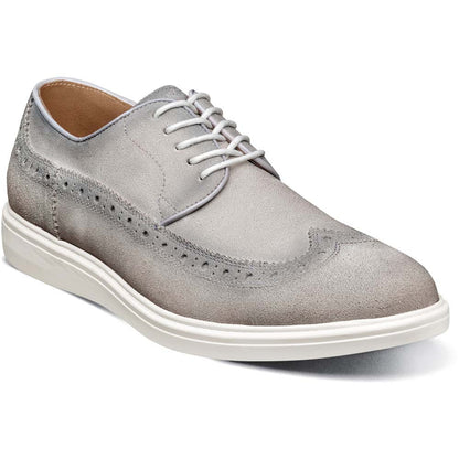 Stacy Adams Trudell Wingtip Lace-Up in Gray