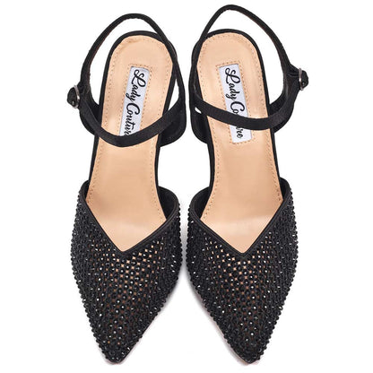 Lady Couture Tango Pump 4” Heel in Black