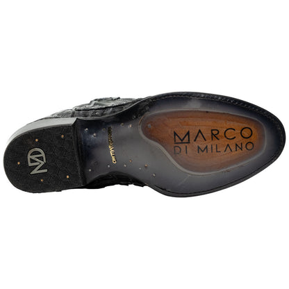 Phoenix Genuine Caiman Belly Skin Stone Gray Cowboy Boot | Marco Di Milano Western Boots