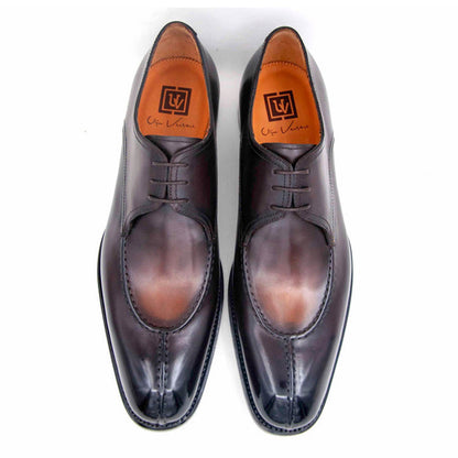 Ugo Vasare Jayden Cognac Apron Split Toe Derby Shoes